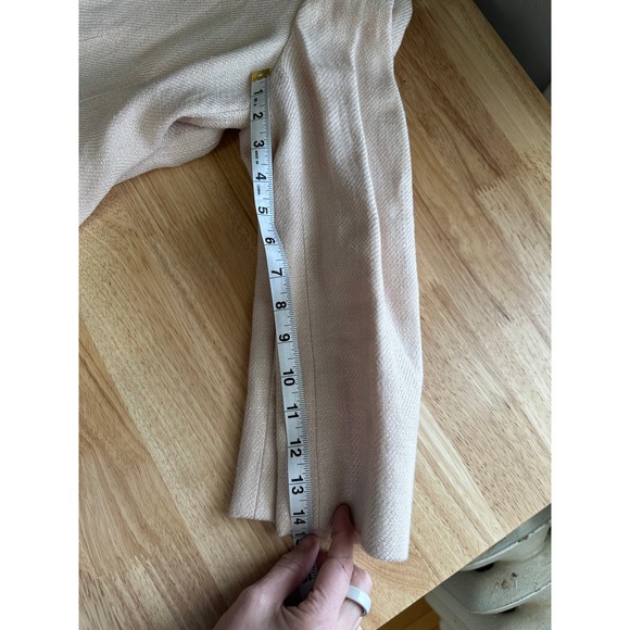 LAUREN Ralph Lauren Blazer Soft Blush Linen Blend Button Tailored Jacket 8P - Picture 8 of 8